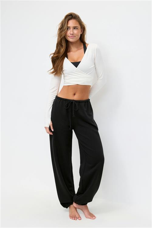 Gina Tricot - Soft sport sweatpants - Joggingbukser - Sort - M - Dame