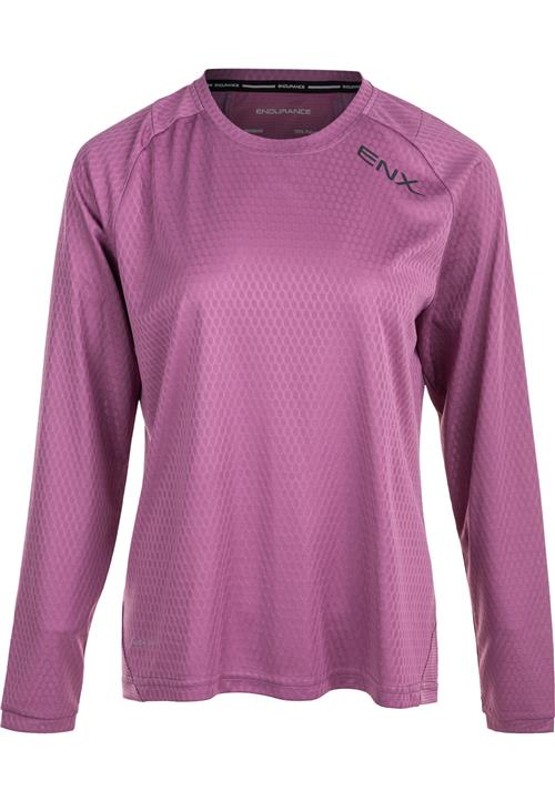 ENDURANCE Funktionsbluse 'Jannie'  lilla / sort