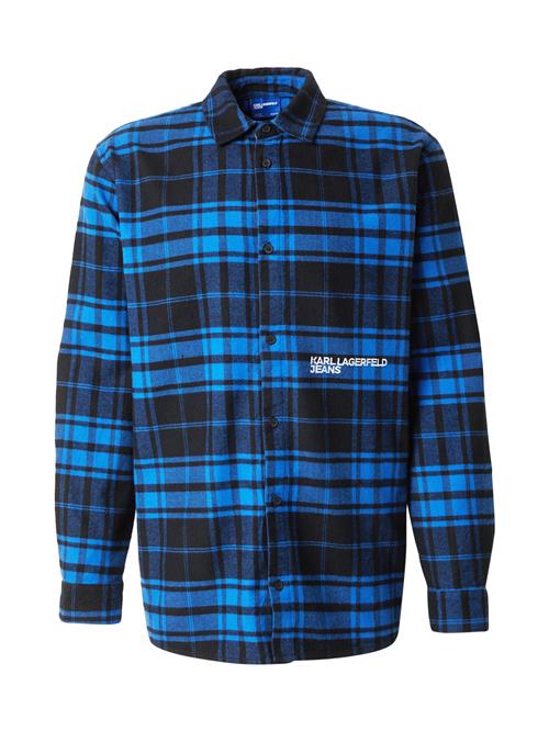 KARL LAGERFELD JEANS Skjorte  blå / sort