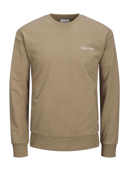 JACK & JONES Sweatshirt 'JJEBradley'  brokade / lyserød / hvid