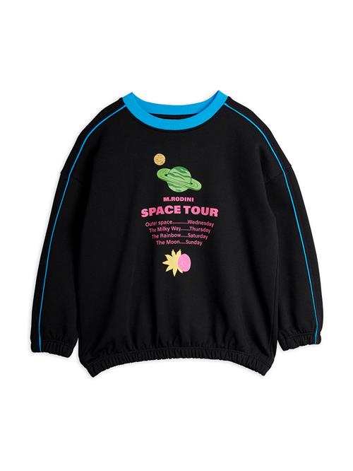 Mini Rodini Space Tour Sweatshirt Black  Black 128/134 cm  Sort  128/134 cm  unisex
