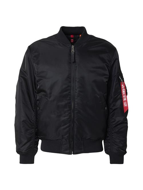 ALPHA INDUSTRIES Overgangsjakke 'MA-1 Dragon'  royalblå / safran / mørkelilla / sort