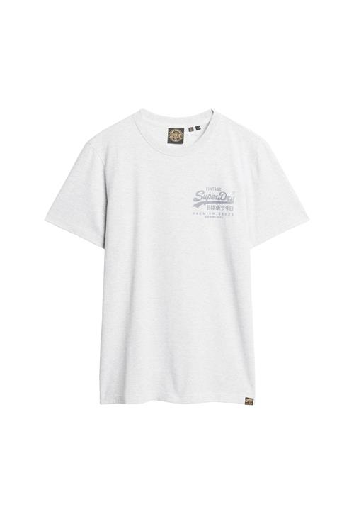 Superdry & Co Bluser & t-shirts 'Heritage'  grå / lysegrå