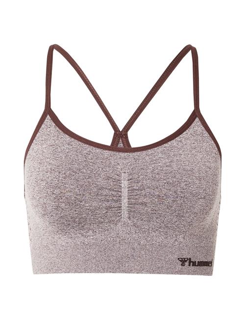Hummel Sports-BH  brun / brun-meleret