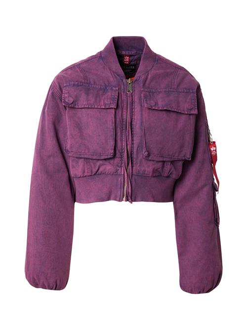 ALPHA INDUSTRIES Overgangsjakke  mørkelilla