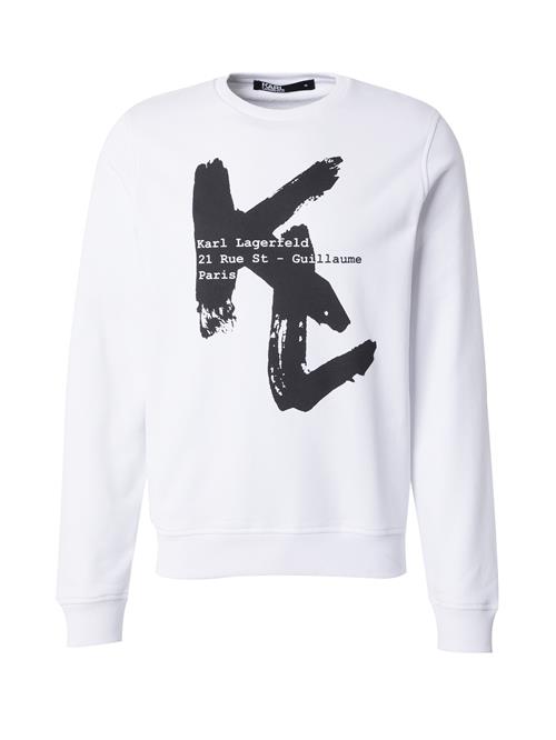 Karl Lagerfeld Sweatshirt  sort / hvid