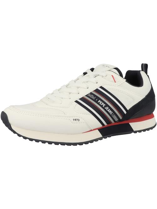 Pepe Jeans Sneaker low 'Dublin Young'  rustrød / sort / hvid