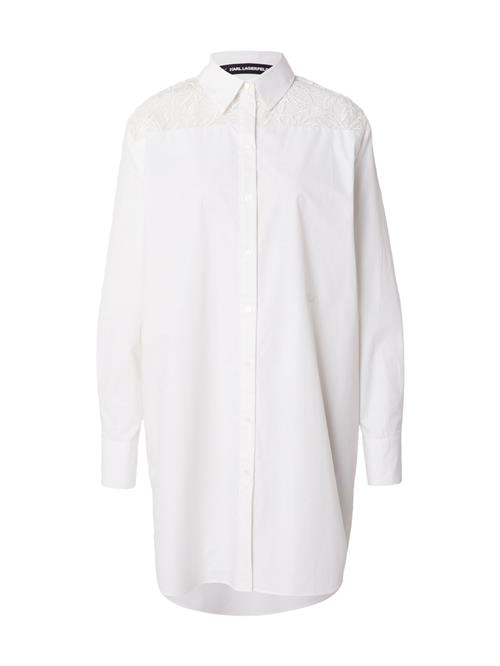 Karl Lagerfeld Blusekjole  hvid