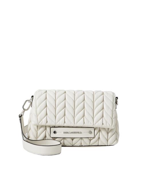 Karl Lagerfeld Skuldertaske 'WEAVE'  creme