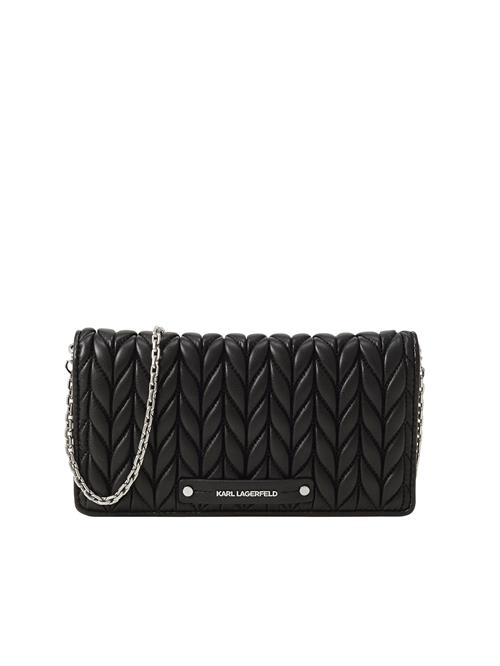 Karl Lagerfeld Skuldertaske 'WEAVE'  sort