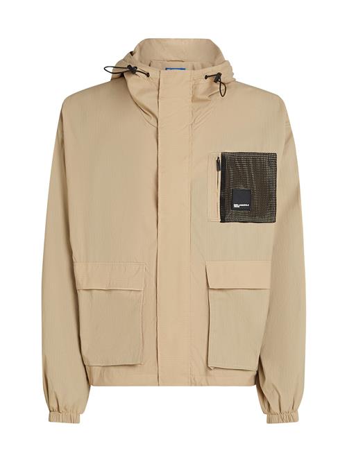 KARL LAGERFELD JEANS Overgangsjakke 'Utility'  beige / sort