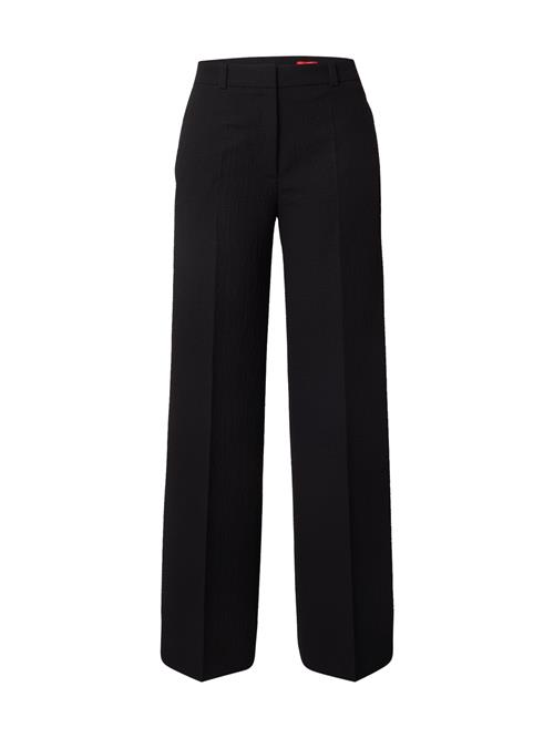 HUGO Bukser med fals 'Hasene'  sort