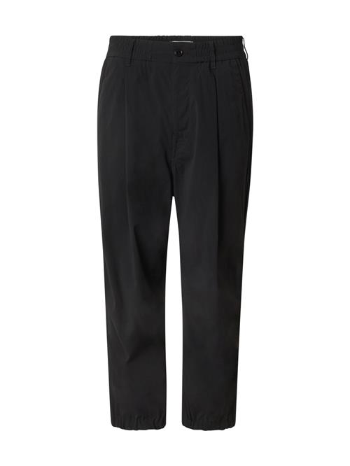 DRYKORN Bukser med lægfolder 'LIROG 10'  sort