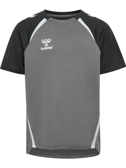 Hummel Funktionsskjorte 'Lead 2.0'  grå / antracit / hvid