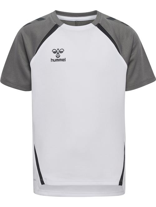 Hummel Funktionsskjorte 'Lead 2.0'  basalgrå / sort / hvid