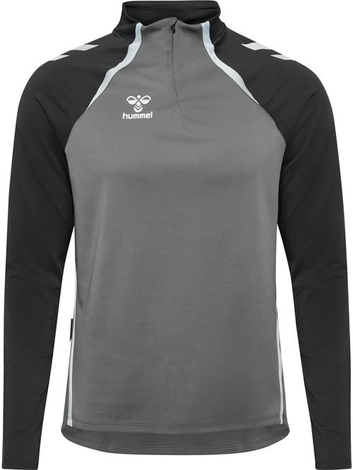 Hummel Funktionsskjorte 'Lead 2.0'  grå / sort / hvid