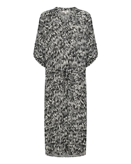 SOAKED IN LUXURY Kjole 'Zaya'  sort / hvid