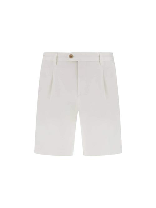 Boggi Milano Bukser med lægfolder  hvid