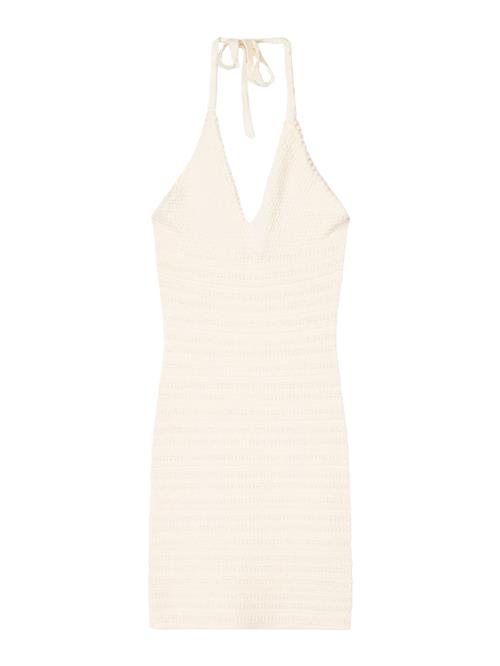 Bershka Strikkjole  ecru