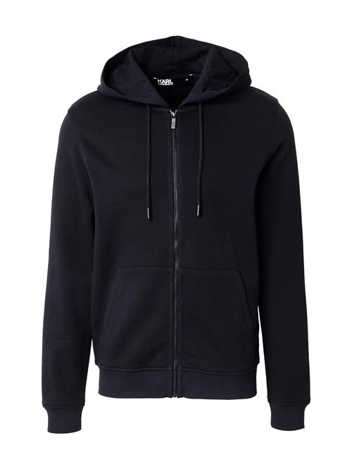 Karl Lagerfeld Sweatjakke  natblå / hvid