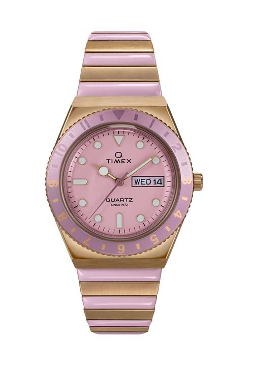TIMEX Analogt ur ' Q Timex '  guld / gammelrosa