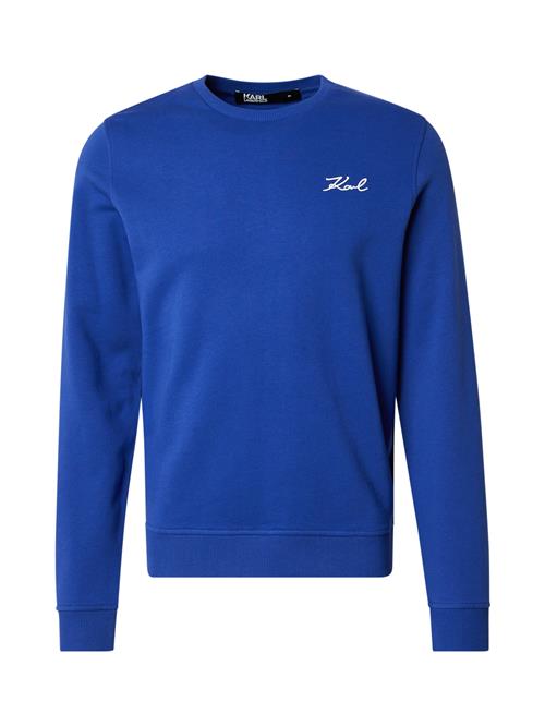 Karl Lagerfeld Sweatshirt  royalblå / hvid
