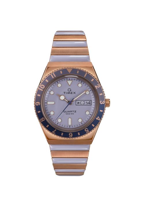 TIMEX Analogt ur  rosa guld / antracit / lilla