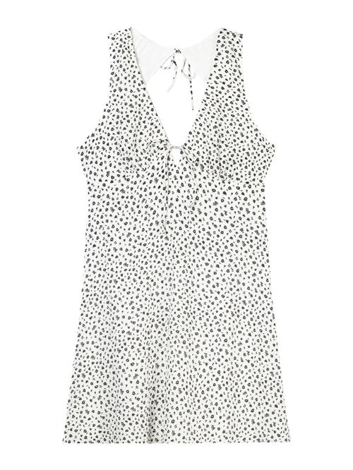 Bershka Kjole  sort / hvid