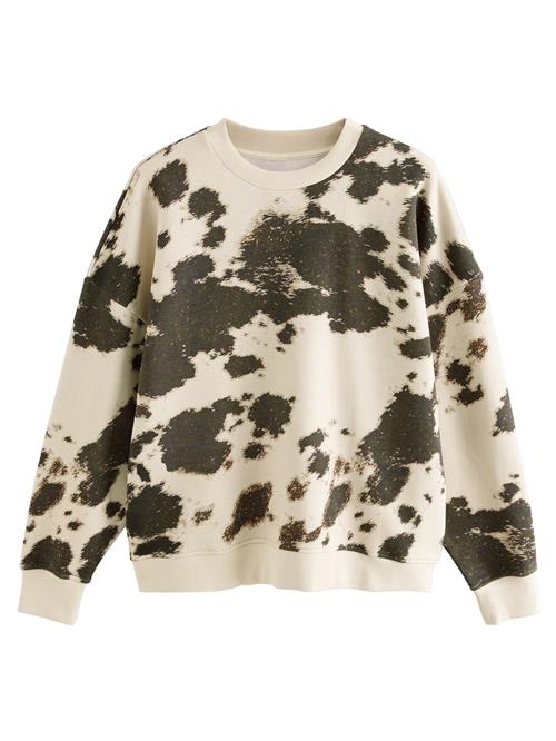 Next Sweatshirt  creme / mørkebrun