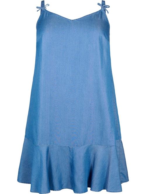 Zizzi Kjole 'Vmille'  blue denim