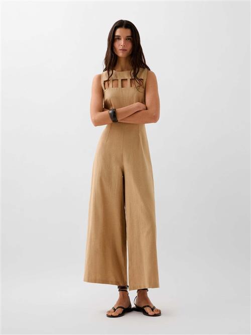 Scalpers Jumpsuit ' '  camel / brun