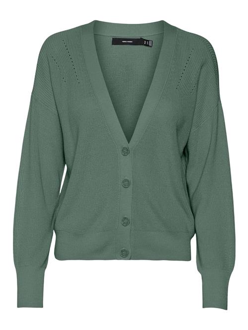 VERO MODA Cardigan 'New Lexsun'  mørkegrøn