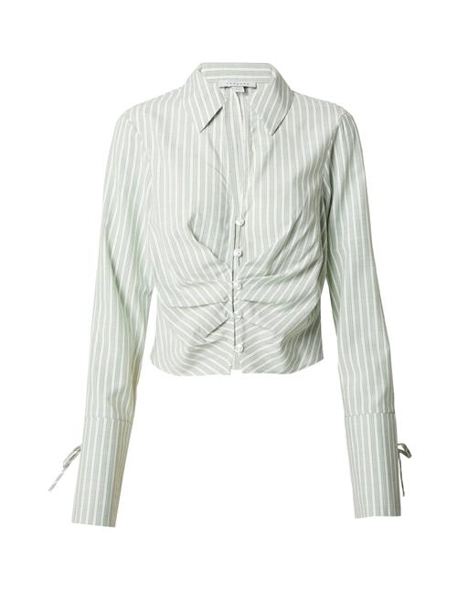 TOPSHOP Bluse  beige / sort