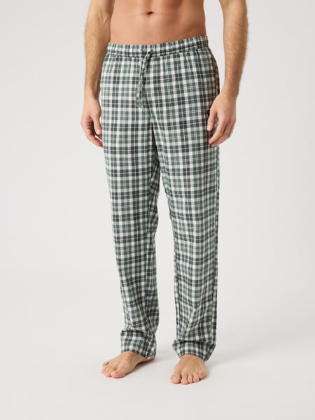 Björn Borg Core Flannel Pyjama Pants Grøn, XS