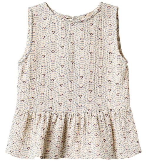 Fliink Top - Musselin - Bridget - Sandshell Aop