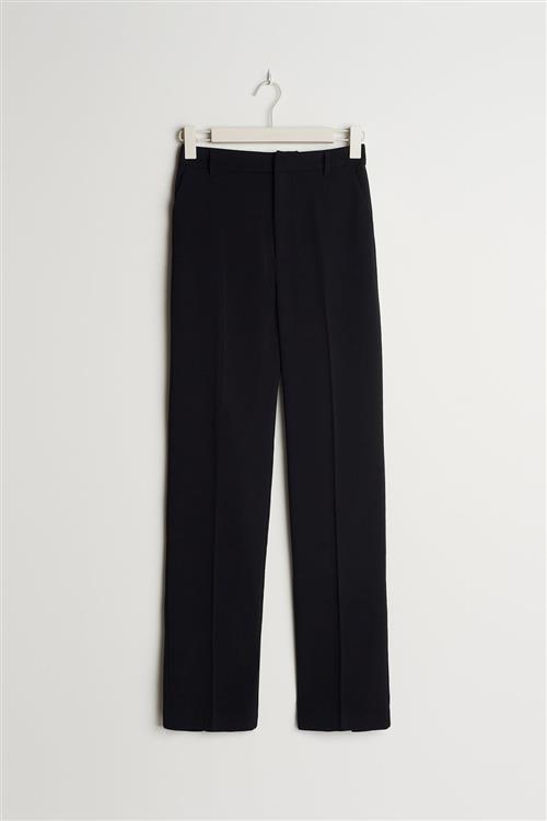 Gina Tricot - Straight petite trousers - Bukser - Sort - 34 - Dame