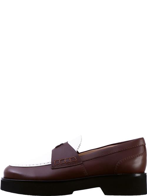 Högl Slipper 'JASON'  choko / hvid