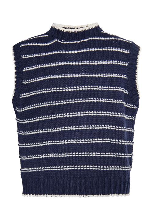 DreiMaster Maritim Pullover 'Boundry'  marin / hvid