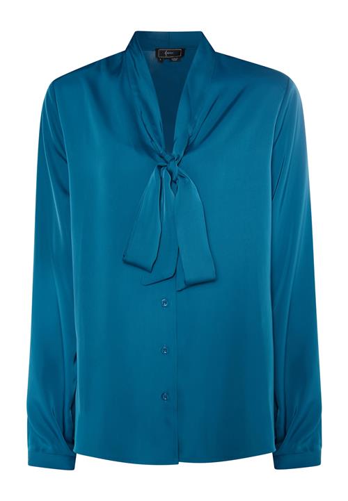 faina Bluse  cyanblå