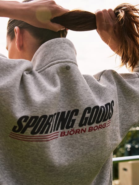 Björn Borg Borg Halfzip Sweatshirt Grå, L