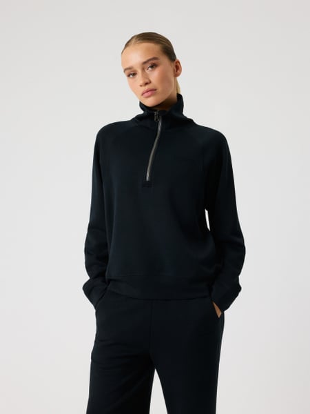 Björn Borg Studio Soft Halfzip Sweatshirt Sort, L