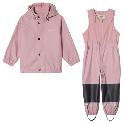 Kuling Ottawa Foret Regnsæt Dusty Pink Dusty Pink 86/92 cm Rain Lyserød  86/92 cm  unisex
