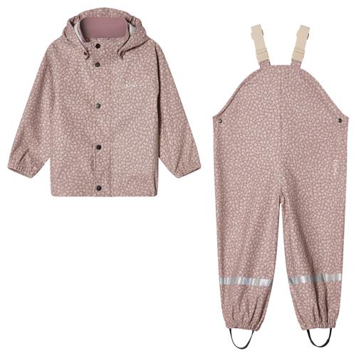 Kuling San Marino Uforet Regnsæt Purple Mauve Flower Purple Mauve Flower 98/104 cm Rain Lyserød  98/104 cm  kvinde