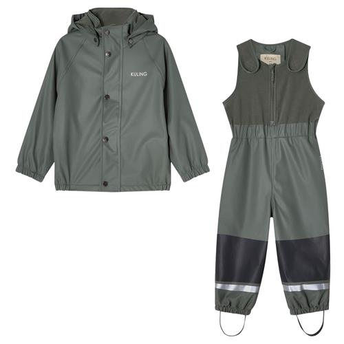 Kuling Ottawa Foret Regnsæt Light Green  122/128 cm Rain Grøn  122/128 cm  unisex