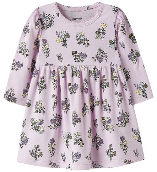 Name It Kjole - NbfDoritta - Lavender Fog