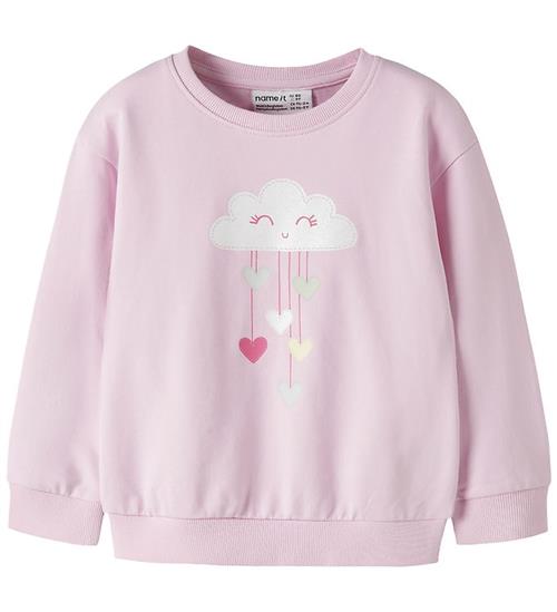 Name It Swetshirt - NmfVisus - Pirouette/Sky Hearts