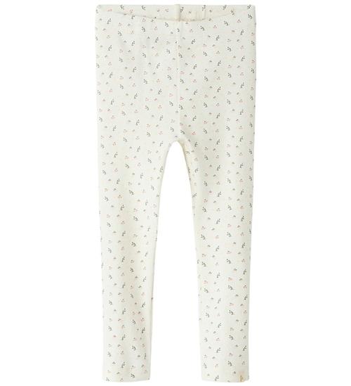 Lil' Atelier Legging - NmfGago - Coconut Milk/Small Flower