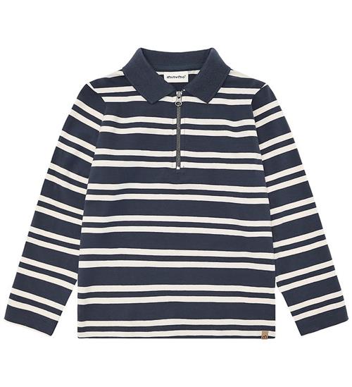 Minymo Polobluse m. Lynlås - Odyssey Gray