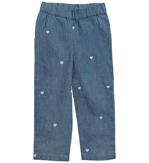 Hanevild Bukser - Denim m. Hjerter