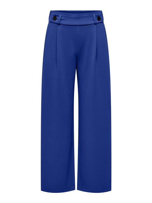 JDY Bukser med lægfolder 'Geggo'  blå